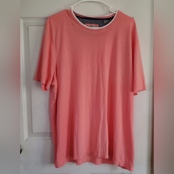 Ted Baker Mens Peach Color Tshirt Size 7 - Picture 1 of 7